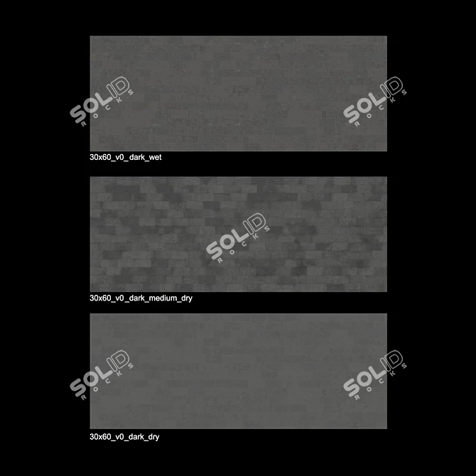 Seamless 3D Pavement Tiles 3D model image 5