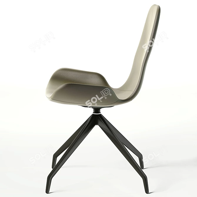 Ergonomic Flamingo Chair by Cattelan 3D model image 5