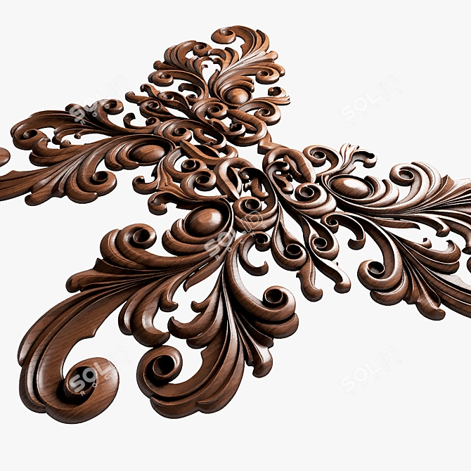 Butterfly Wood CNC Model 3D model image 2