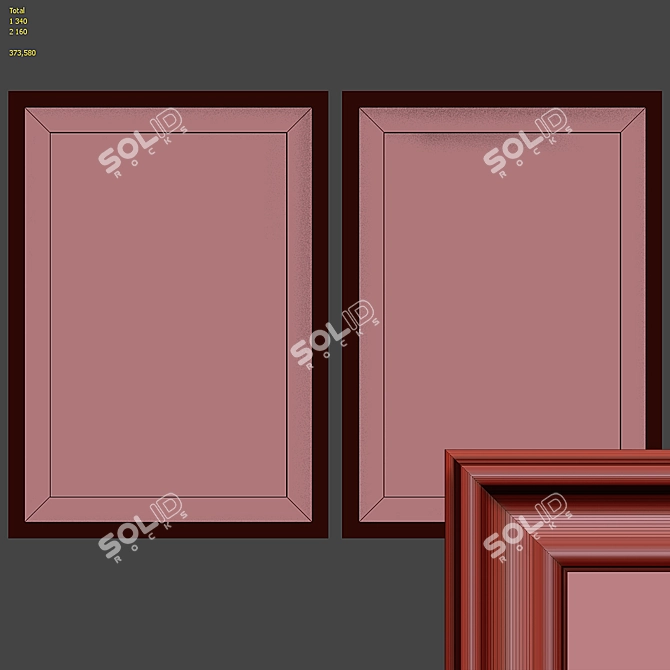 Cats & Cameras Frame Set 3D model image 9