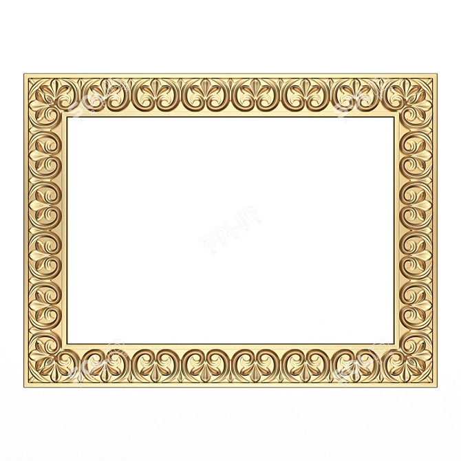 Versatile Classic Frame 3D Model 3D model image 1