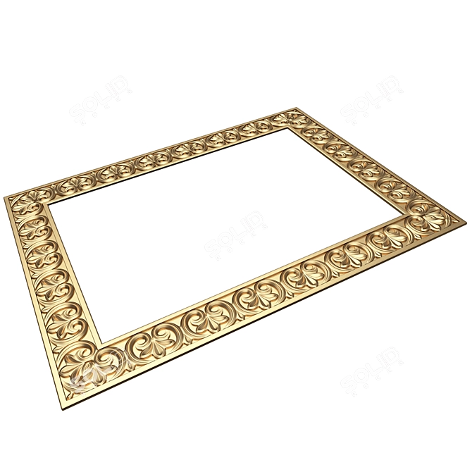 Versatile Classic Frame 3D Model 3D model image 5