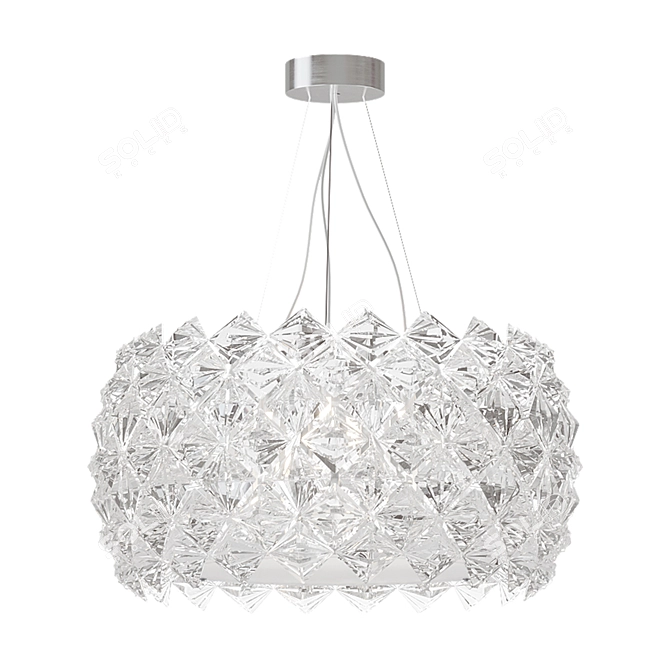 Prisma 821 S64 Glass Chandelier 3D model image 2
