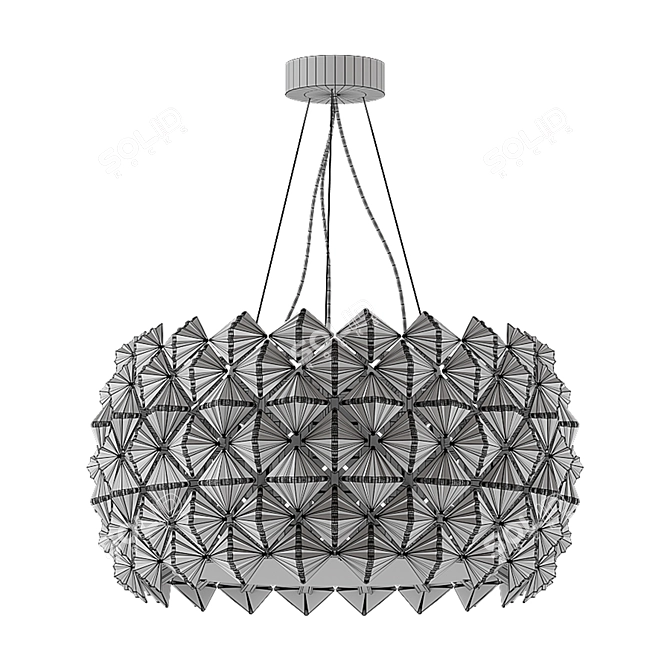 Prisma 821 S64 Glass Chandelier 3D model image 3