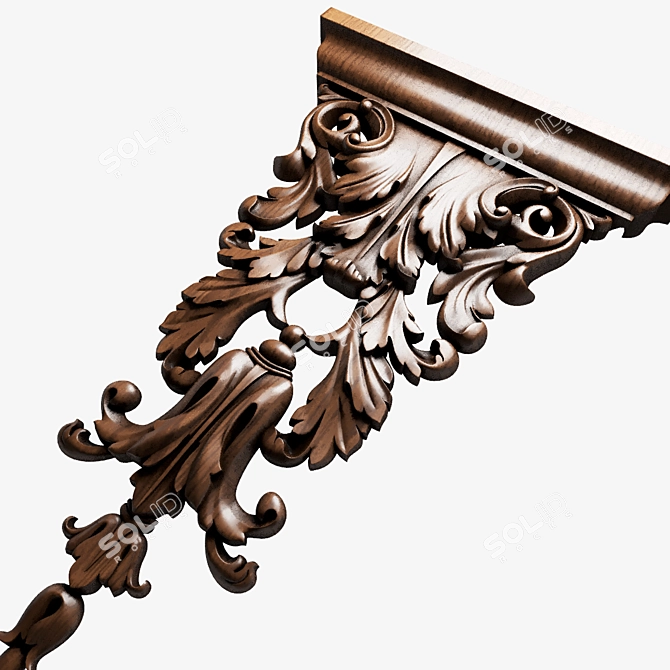 Artistic Wood CNC Design Files 3D model image 2