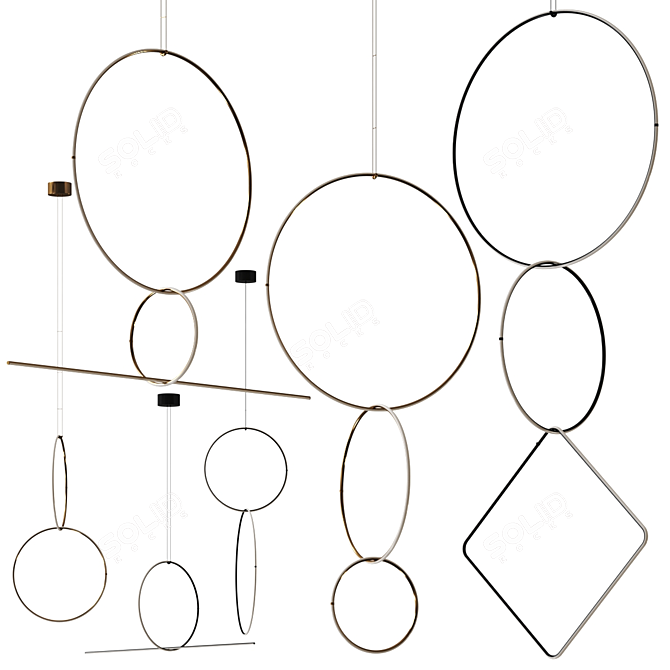 Flos Arrangements Collection Lighting Fixtures 3D model image 1