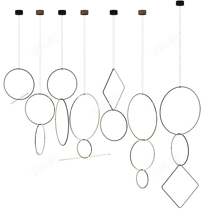 Flos Arrangements Collection Lighting Fixtures 3D model image 2