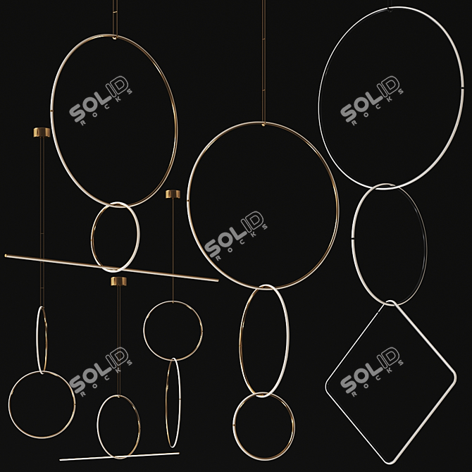 Flos Arrangements Collection Lighting Fixtures 3D model image 3