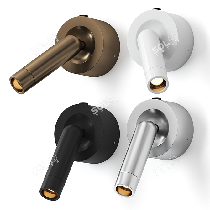 Marset Wall Lamp Ledtube Colors 3D model image 1