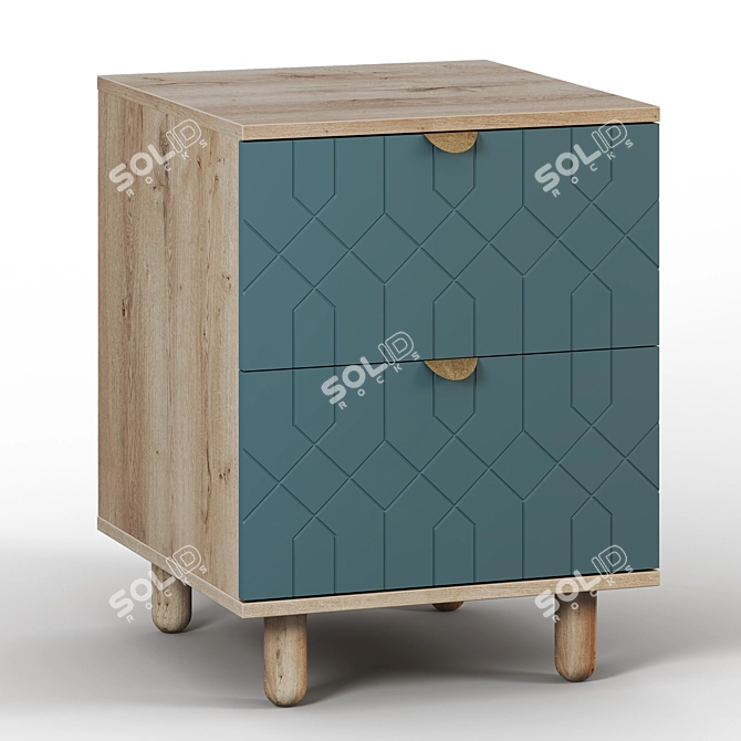 Tedjons Bedside Table in All Colors 3D model image 5