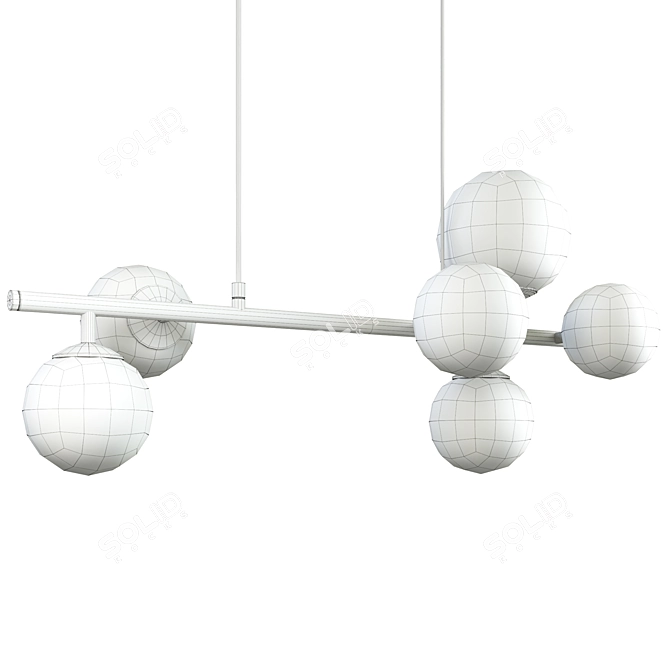 Sleek Metal-Glass 3D Model 3D model image 2