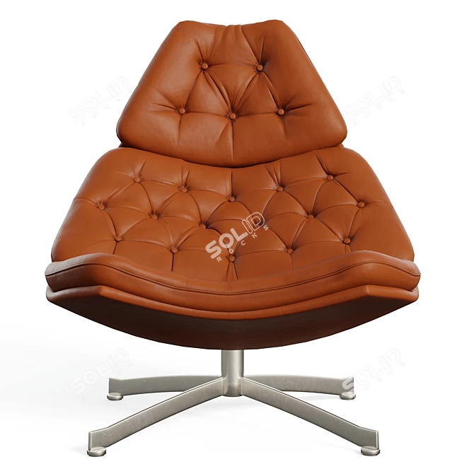 Swivel Armchair F587-F588 Comfort 3D model image 5