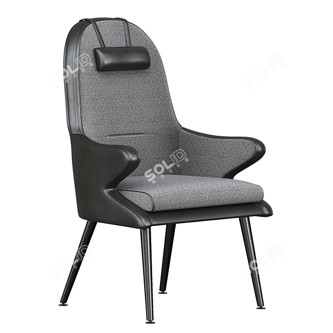 Kaia Lounge Chair 2015 Render 3D model image 1