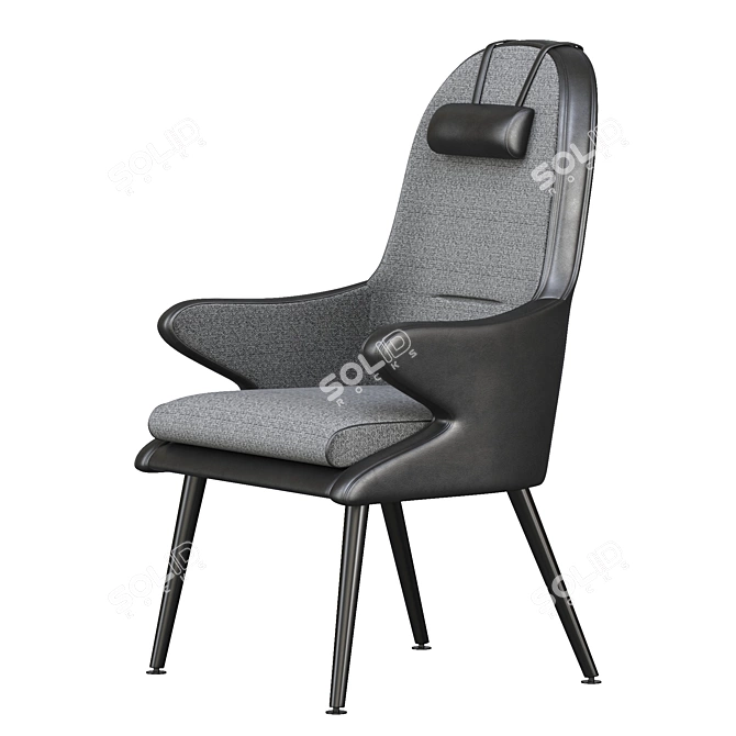 Kaia Lounge Chair 2015 Render 3D model image 3