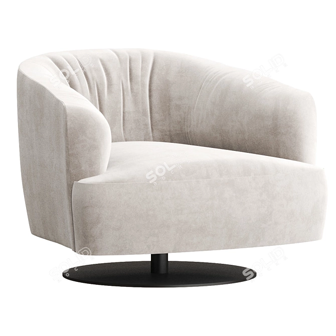 NICOLINE DIGA Swivel Armchair 3D Model 3D model image 1