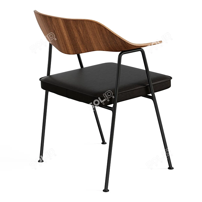 Iconic Robin Day 675 Chair 3D model image 2