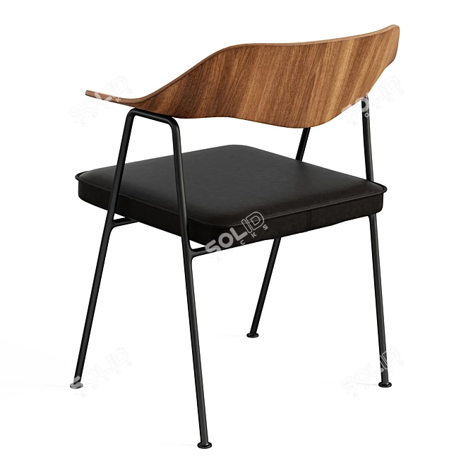 Iconic Robin Day 675 Chair 3D model image 3