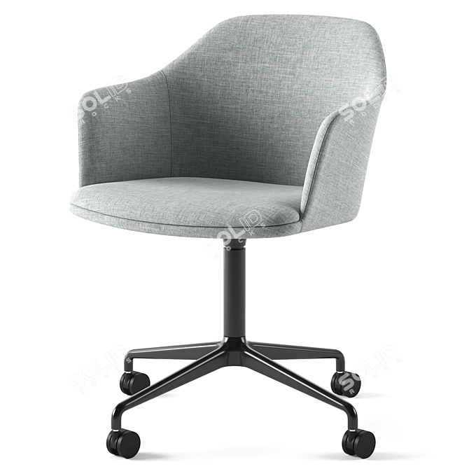 Modern Scandinavian Style Rely Chair 3D model image 1