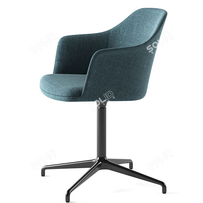 Modern Scandinavian Style Rely Chair 3D model image 5