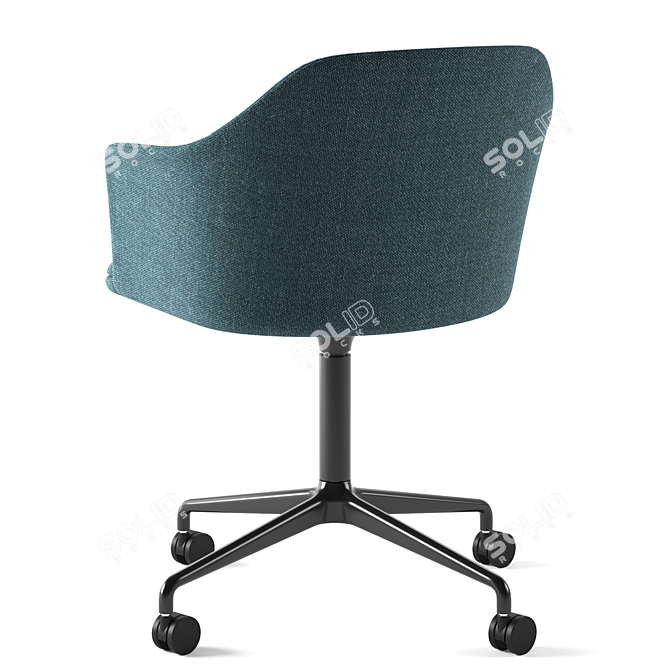 Modern Scandinavian Style Rely Chair 3D model image 6