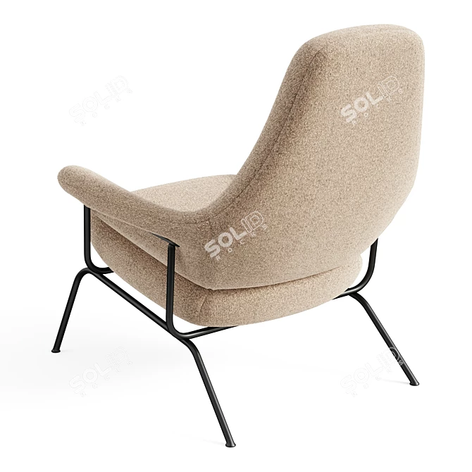 Hai Lounge Chair: Modern Elegance 3D model image 3