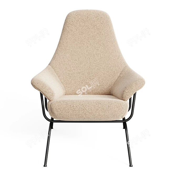 Hai Lounge Chair: Modern Elegance 3D model image 5