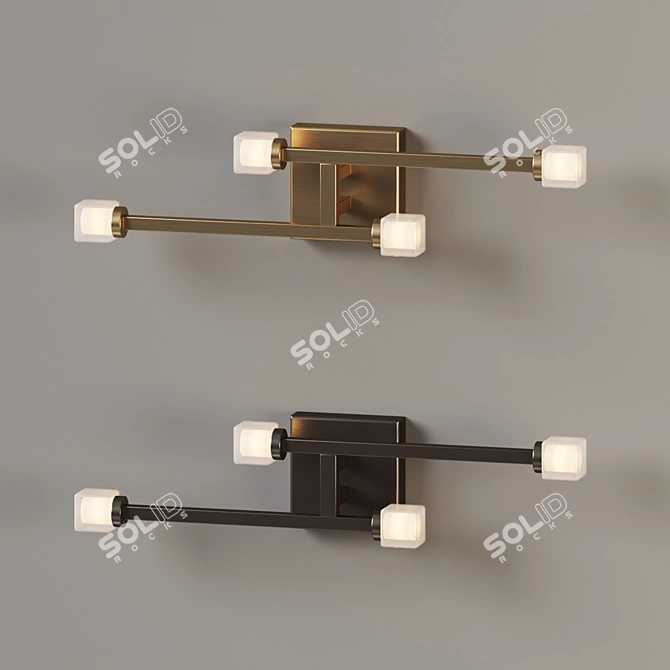 Modern Design LED Wall Sconce 3D model image 2