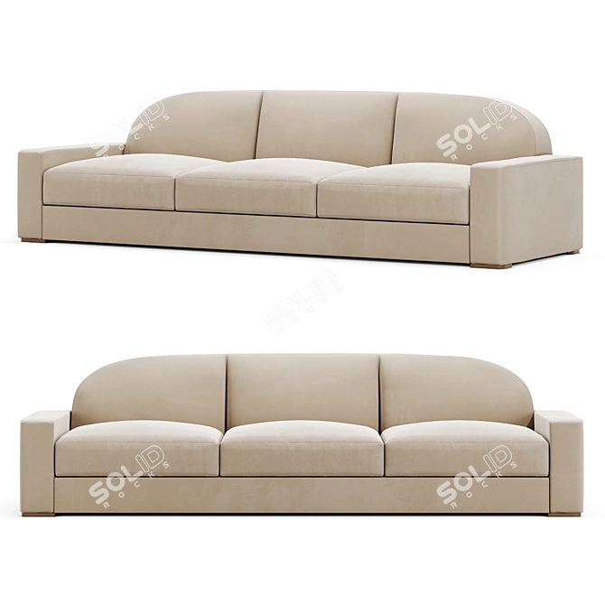 Dmitriy & Co Erato Sofa 3D model image 1