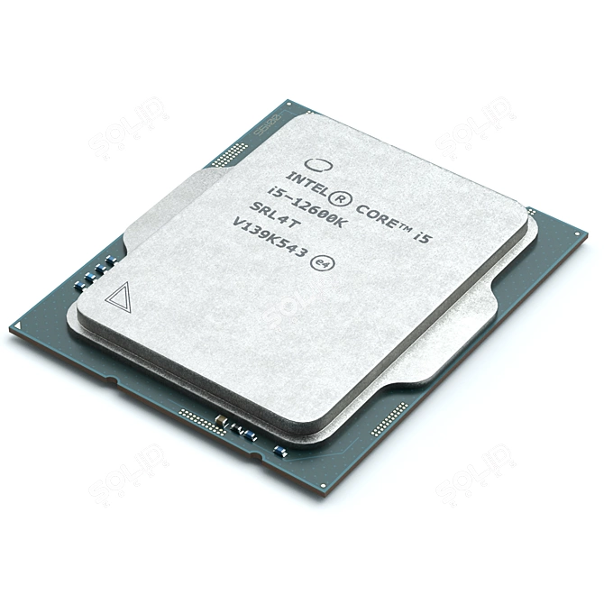 12th Gen Intel Core Processors Set 3D model image 2