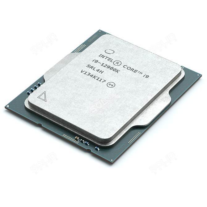 12th Gen Intel Core Processors Set 3D model image 4