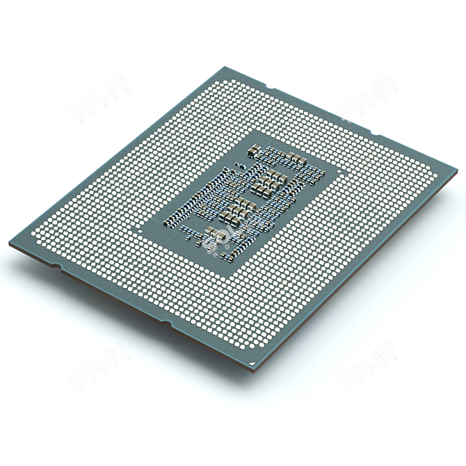 12th Gen Intel Core Processors Set 3D model image 5