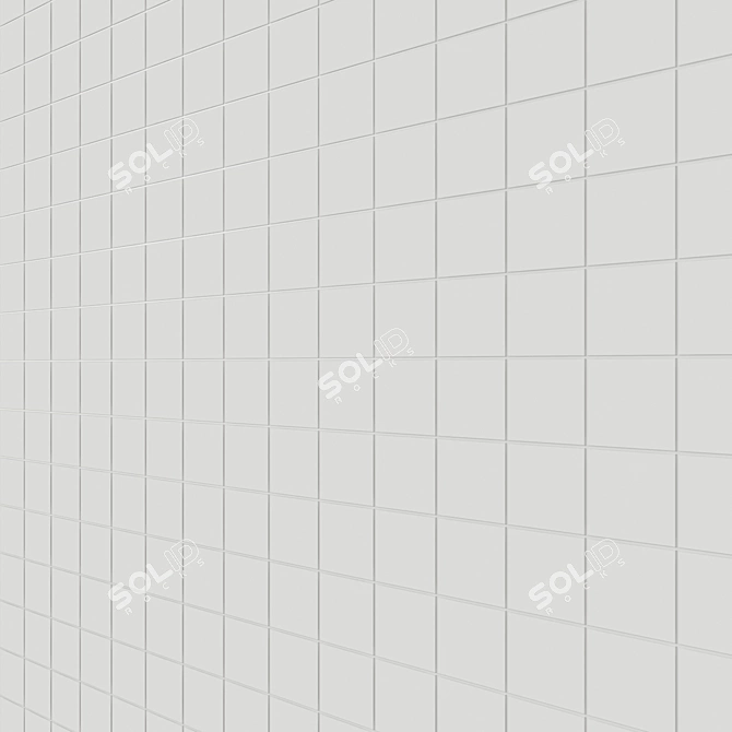 Kingston Mosaic Tile: Geometric Pattern 3D model image 7