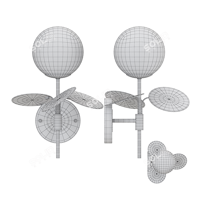 Matisse C Wall Lamp 3D model image 4