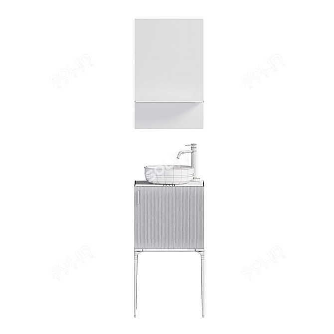 Grate Prime Bathroom Furniture Set 3D model image 13