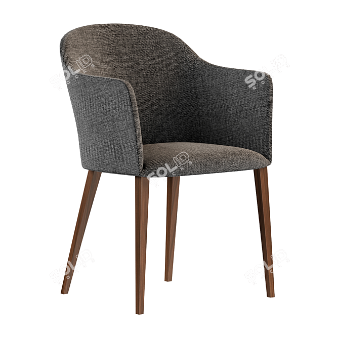 Elegant Grace Chair by Porada 3D model image 3