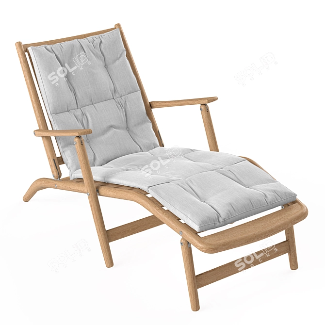 Roda Levante LongChair 3D Model 3D model image 9