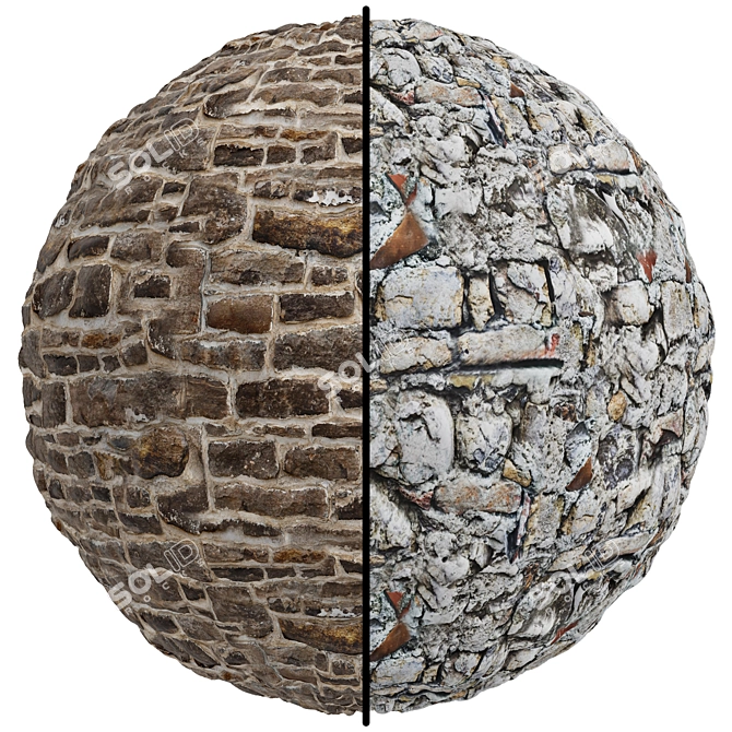 Stone Covering Texture Set | 3D Assets 3D model image 1