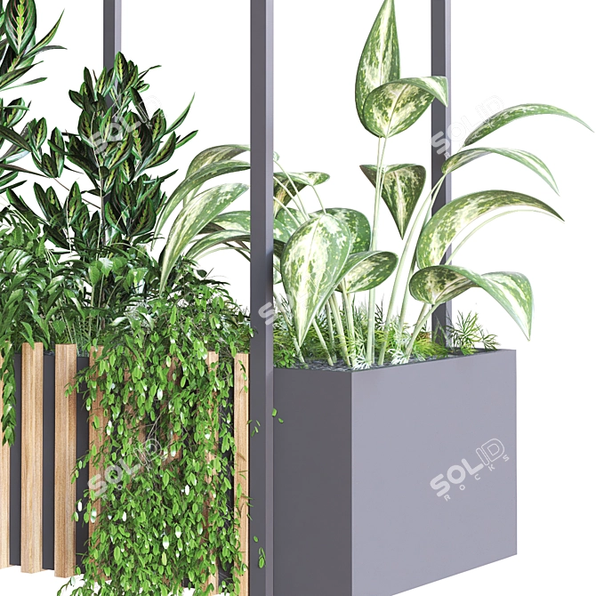 Modern Indoor Plant Set 278 3D model image 4