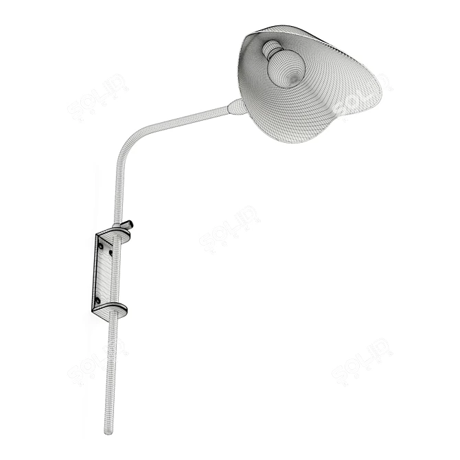Serge Mouille Anthony Wall Sconce 3D model image 6