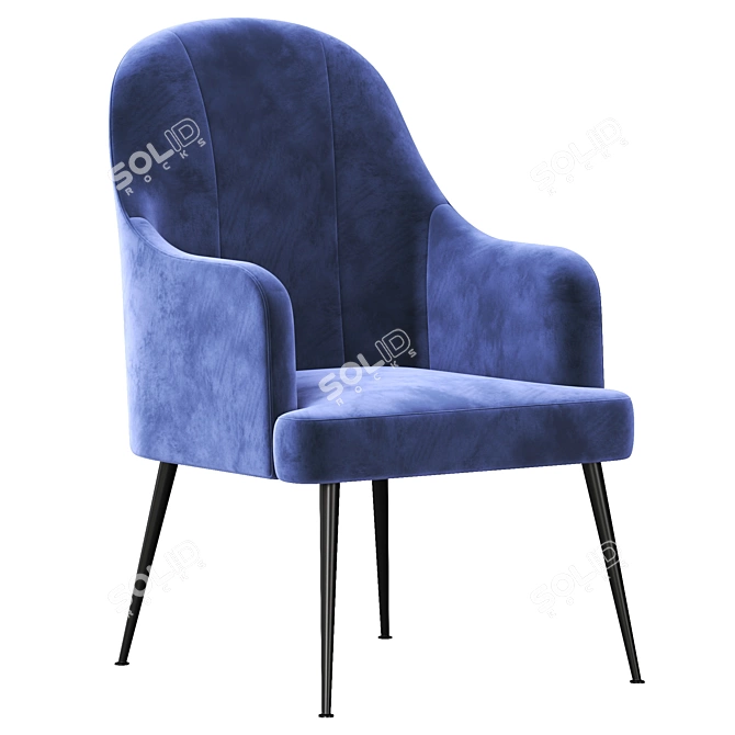 Modern Accent Chair 2015 Model 3D model image 3