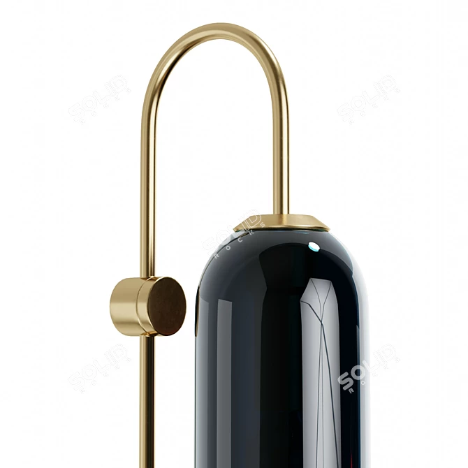 Elegant Classic Floating Lighting Fixture 3D model image 5