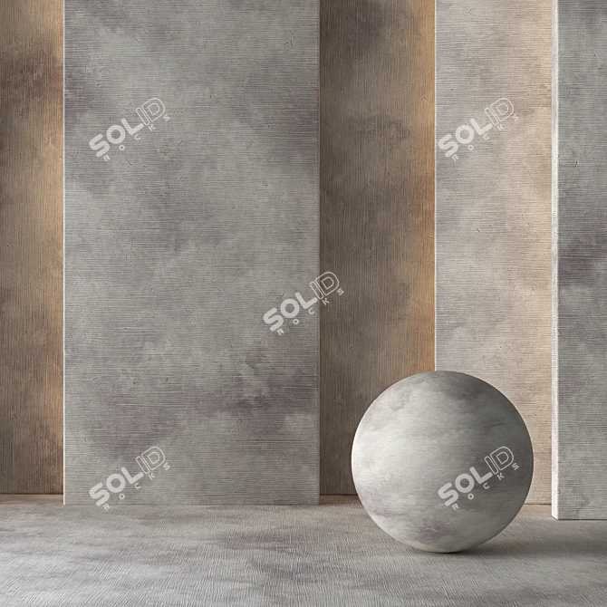 Vibrant Plaster Textures - 8K 3D model image 4