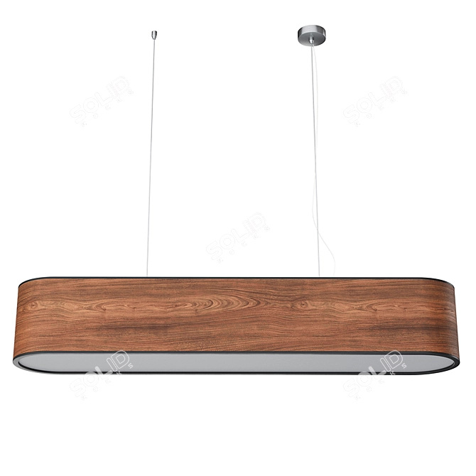 Woodled Galactic Jupiter Elliptical Lighting 3D model image 1