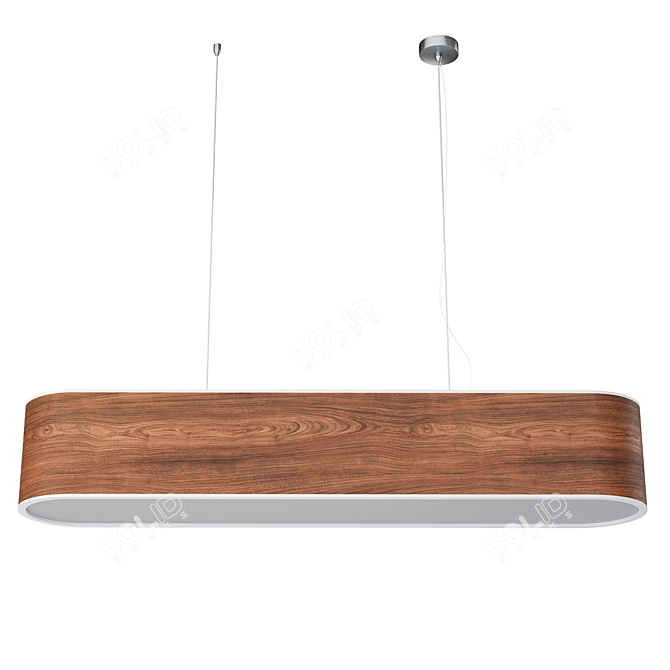 Woodled Galactic Jupiter Elliptical Lighting 3D model image 2