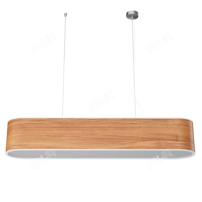 Woodled Galactic Jupiter Elliptical Lighting 3D model image 4