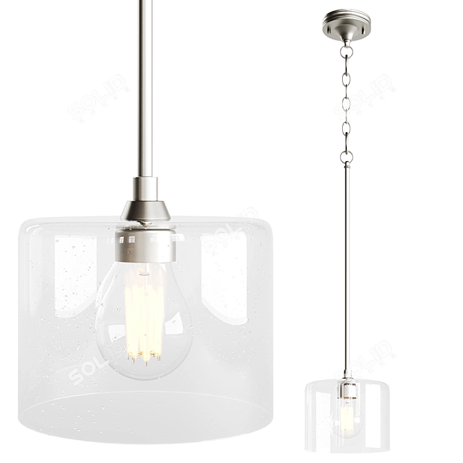 Modern Quorum Dakota Light Fixture 3D model image 1