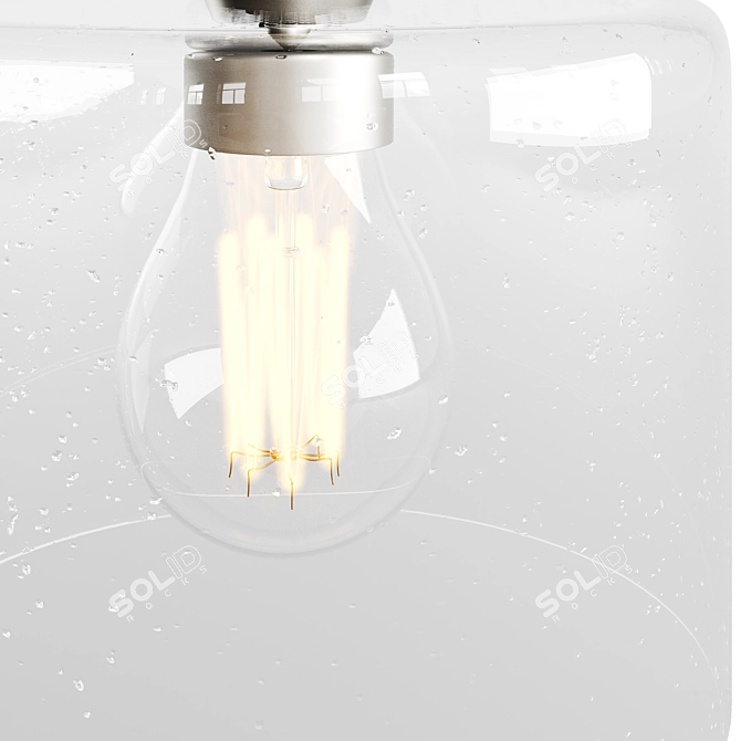 Modern Quorum Dakota Light Fixture 3D model image 2