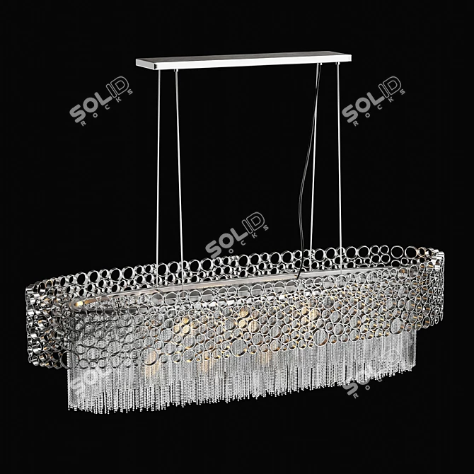 Crystal Lux Fashion Ceiling Light 3D model image 3