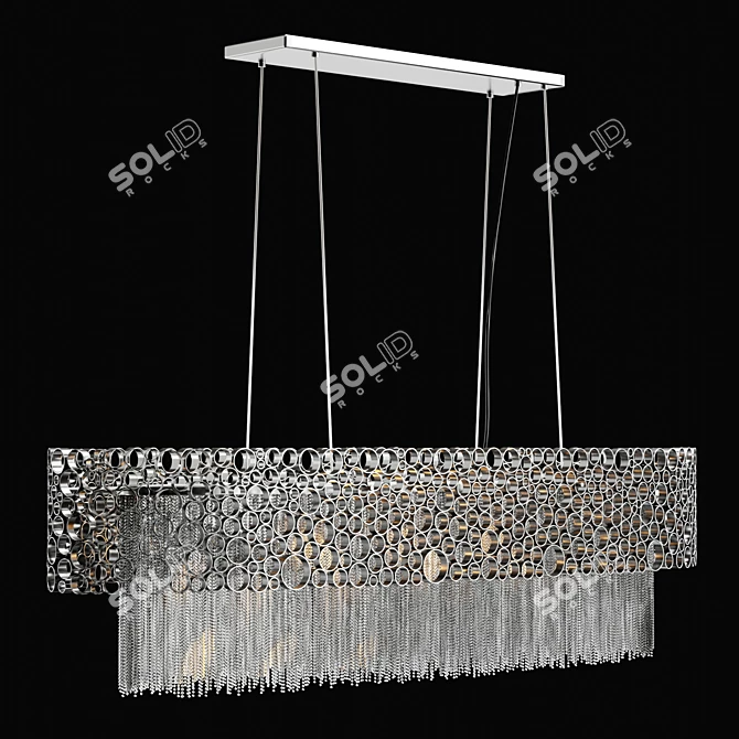 Crystal Lux Fashion Ceiling Light 3D model image 4