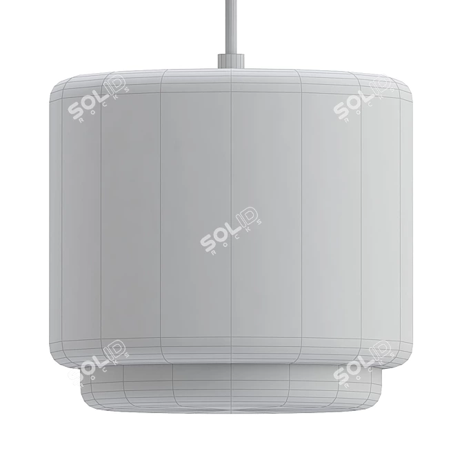 Stylish Enkel LED Pendant 3D model image 2